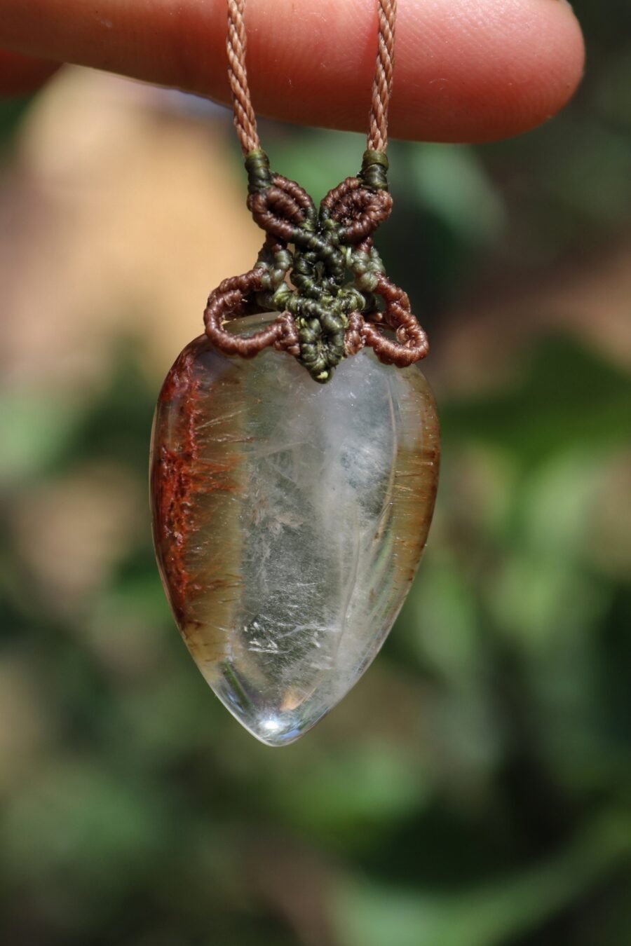 ELOWEN’S GARDEN ~ CACOXENITE rutile in quartz